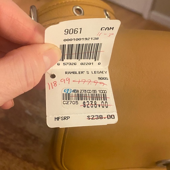 Vintage Coach Rambler's Legacy Bag, Tan - Picture 9 of 9